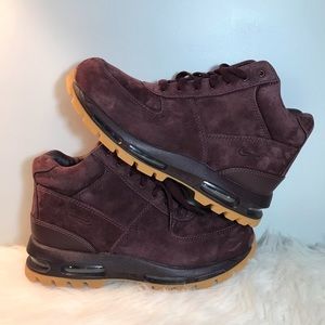 Nike air max Goadome Suede burgundy boots